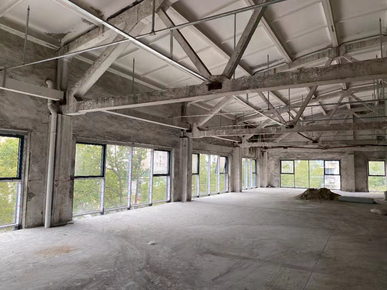 吴中路虹桥德必易园 近爱情海 1000平大通间 落地窗 独立空调 办公室选址(图2)