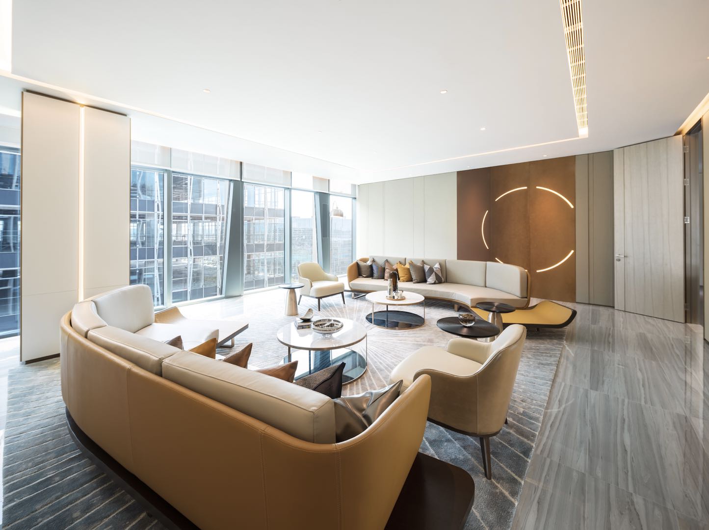 国际传媒港 徐汇滨江商务区 云锦路龙耀路地铁站附近 高品质新楼盘 定制装修 400平500平办公出租 (图4)