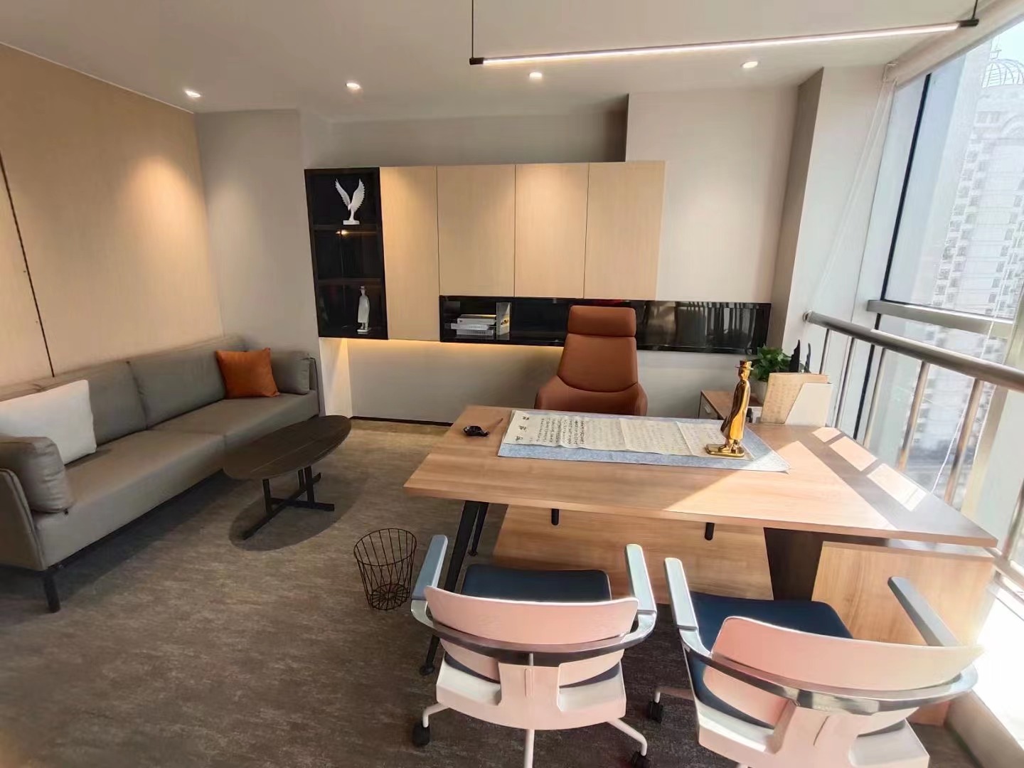 徐家汇腾飞大厦240平精装修带家具拎包入住(图8)