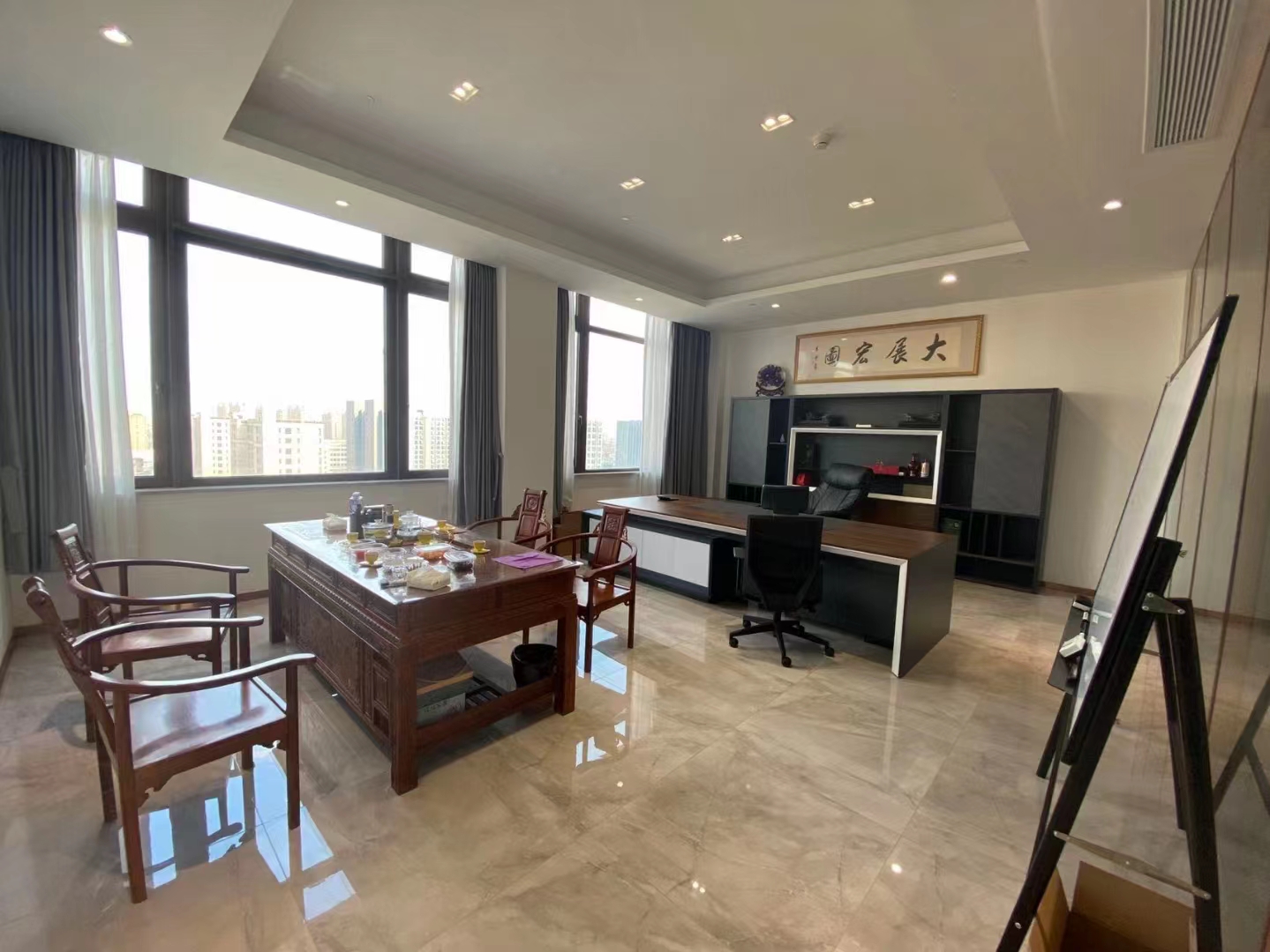 静安新发展大厦125平精装修带家具优质房源出租(图3)