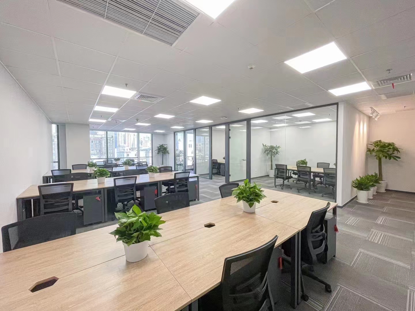 静安区达邦协作广场210平精装修带家具优质房源出租(图3)